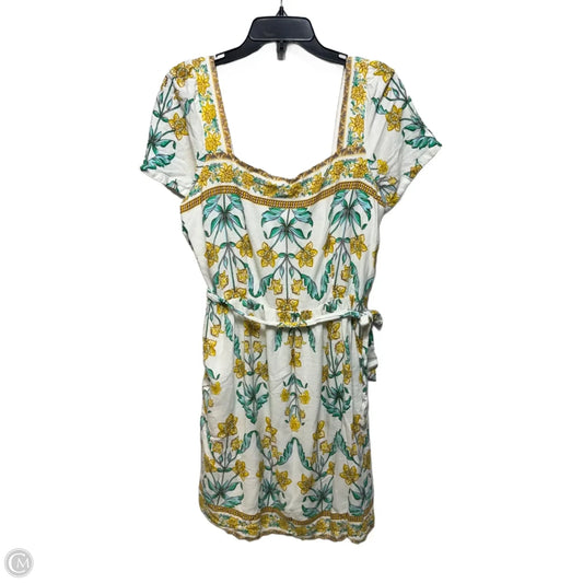 Dress Casual Short By Draper James In Floral Print, Size: Xl