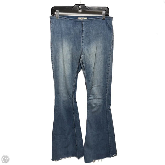 Penny Pull On Flare Jeans By We The Free In Blue Denim, Size: 6/28