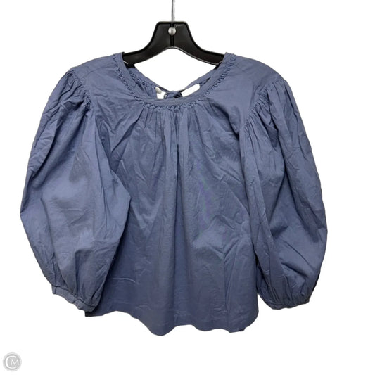 Top 3/4 Sleeve By Joie In Blue, Size: M