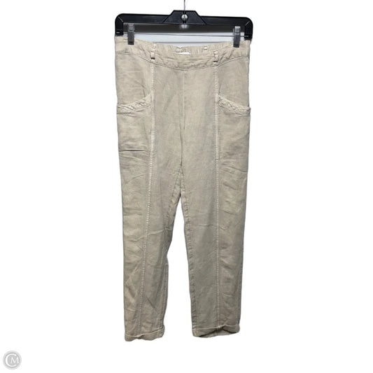 Pants Linen Blend By C And C In Beige, Size: Xs