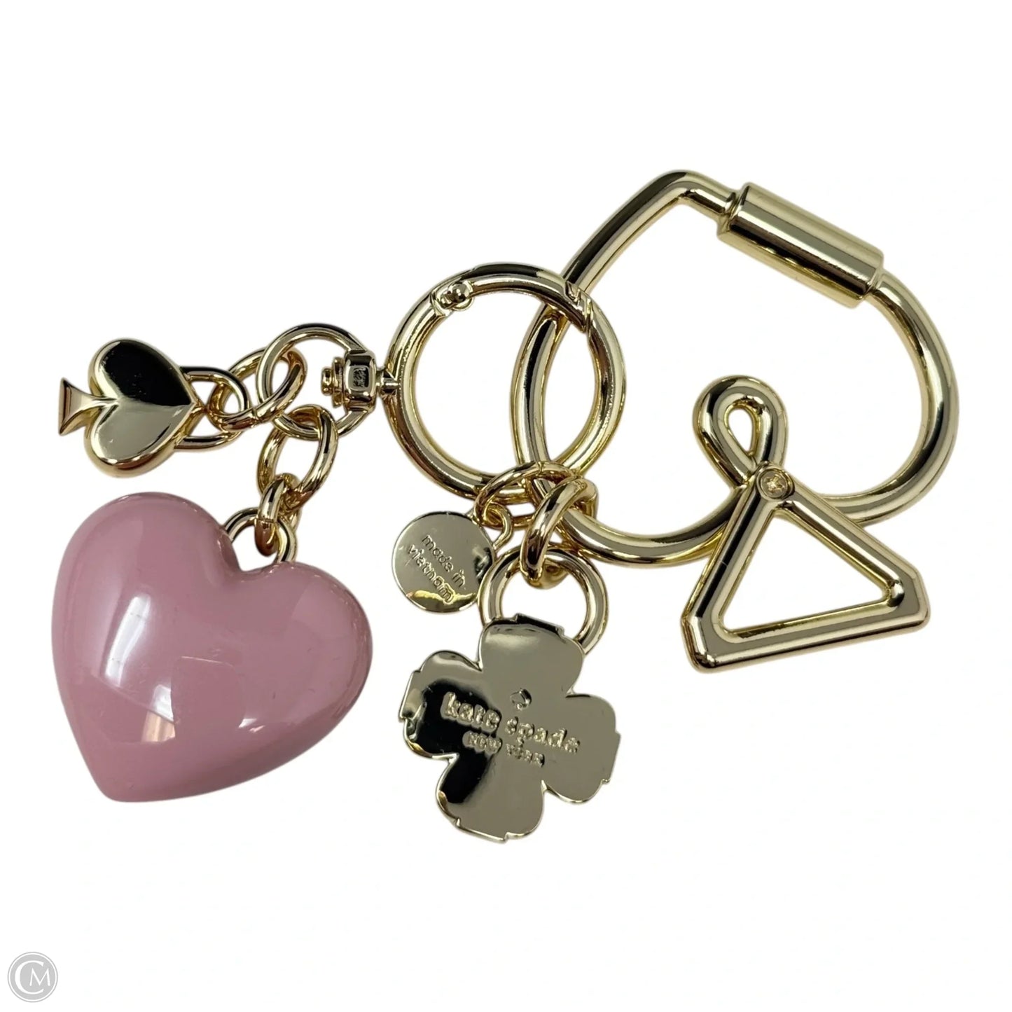 Heart Bag Charm Key Chain Designer By Kate Spade