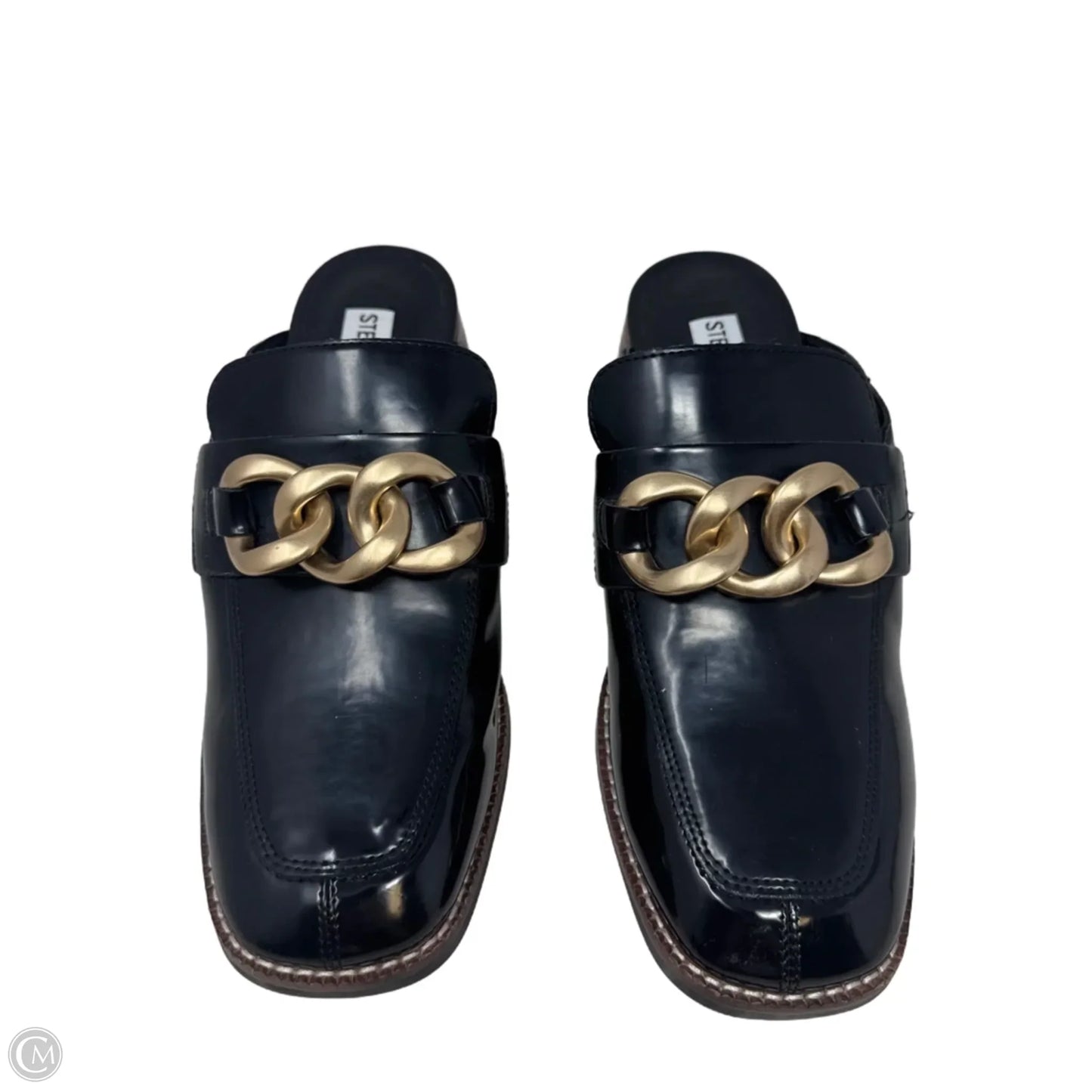 Lorie Chain Mule Shoes Flats By Steve Madden In Black, Size: 7