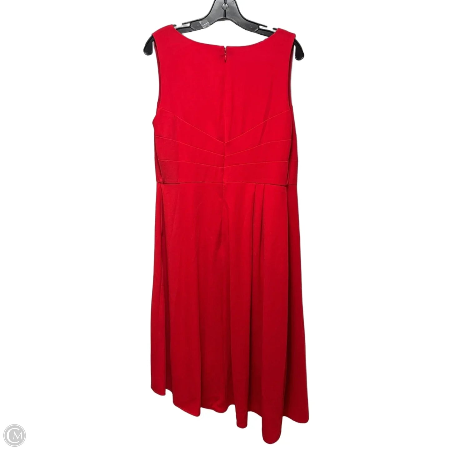 Dress Casual Midi By Lane Bryant In Red, Size: 14