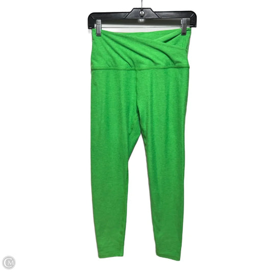 Athletic Leggings By Beyond Yoga In Green, Size: M