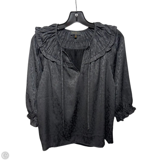 Top Long Sleeve By Current Air In Black, Size: XS