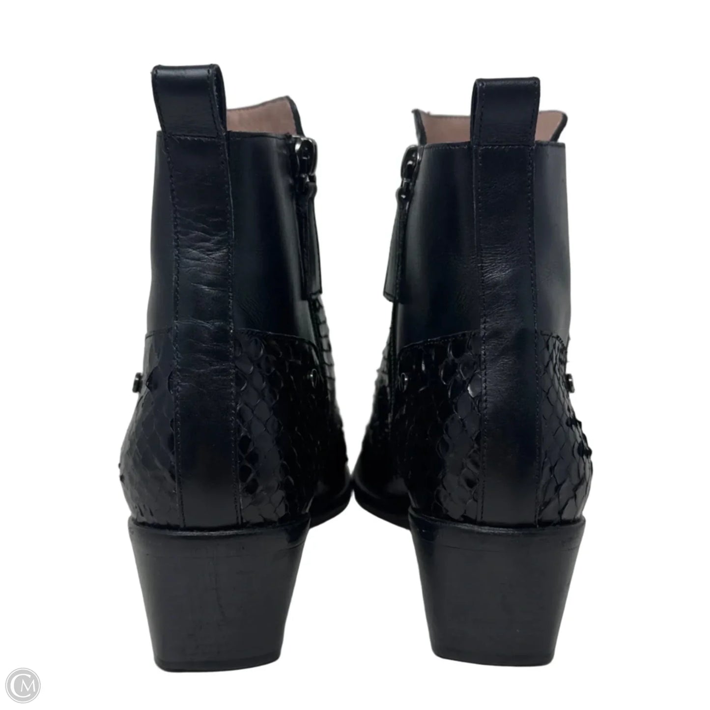 Boots Ankle Heels By Antonio Barbato In Black, Size: 7.5 (37.5)