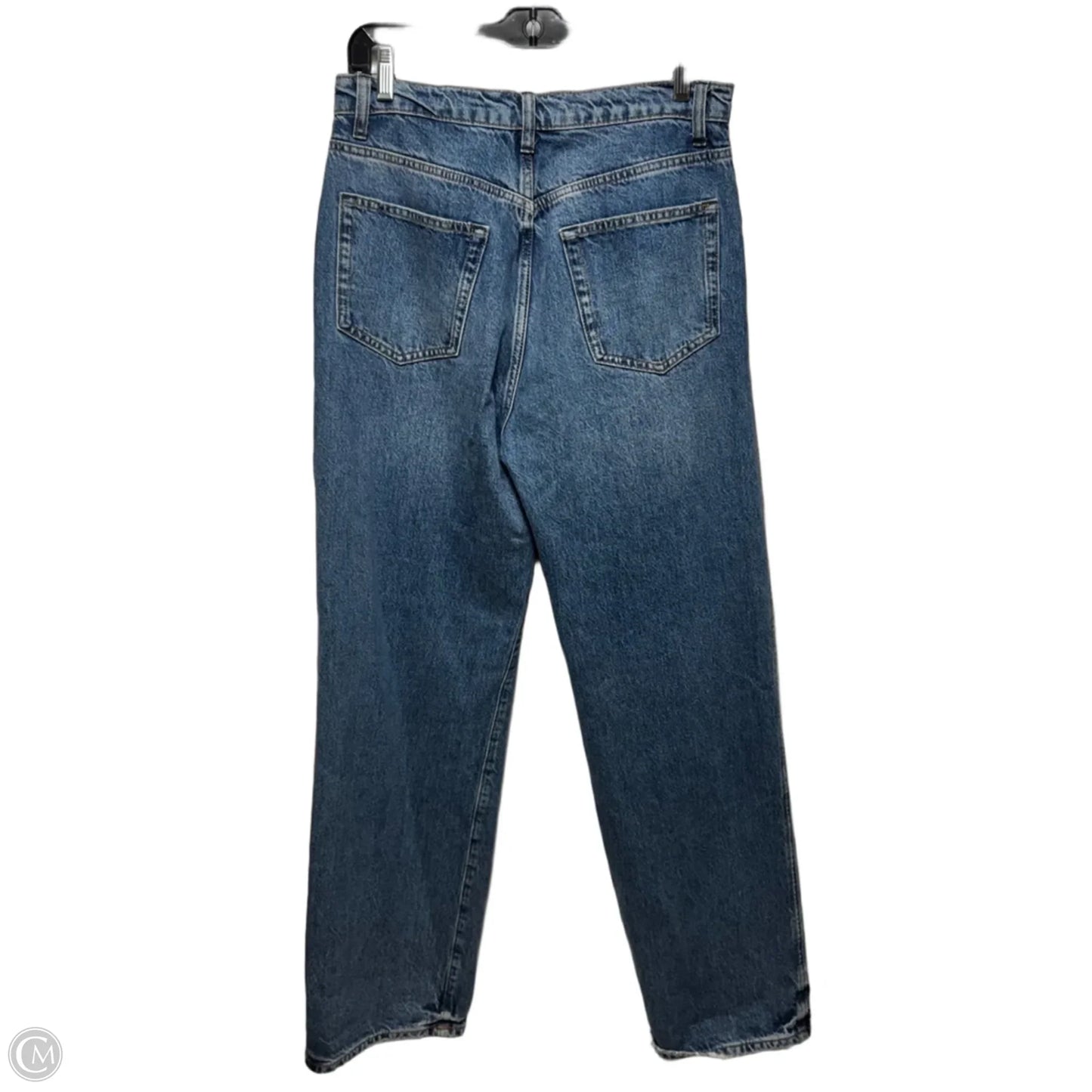 Jeans Straight By Reformation In Blue Denim, Size: 6/28