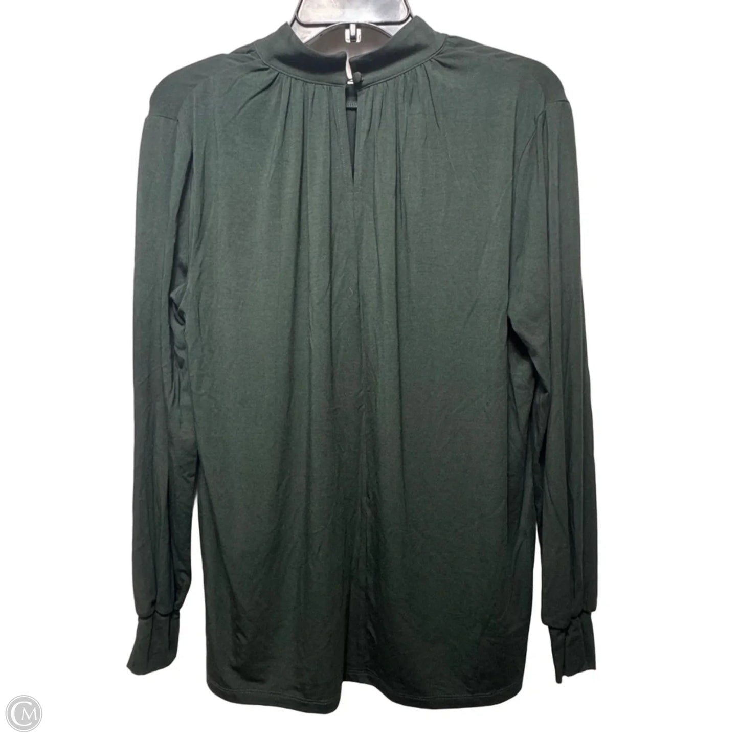Top Long Sleeve By Up!  In Green, Size: M