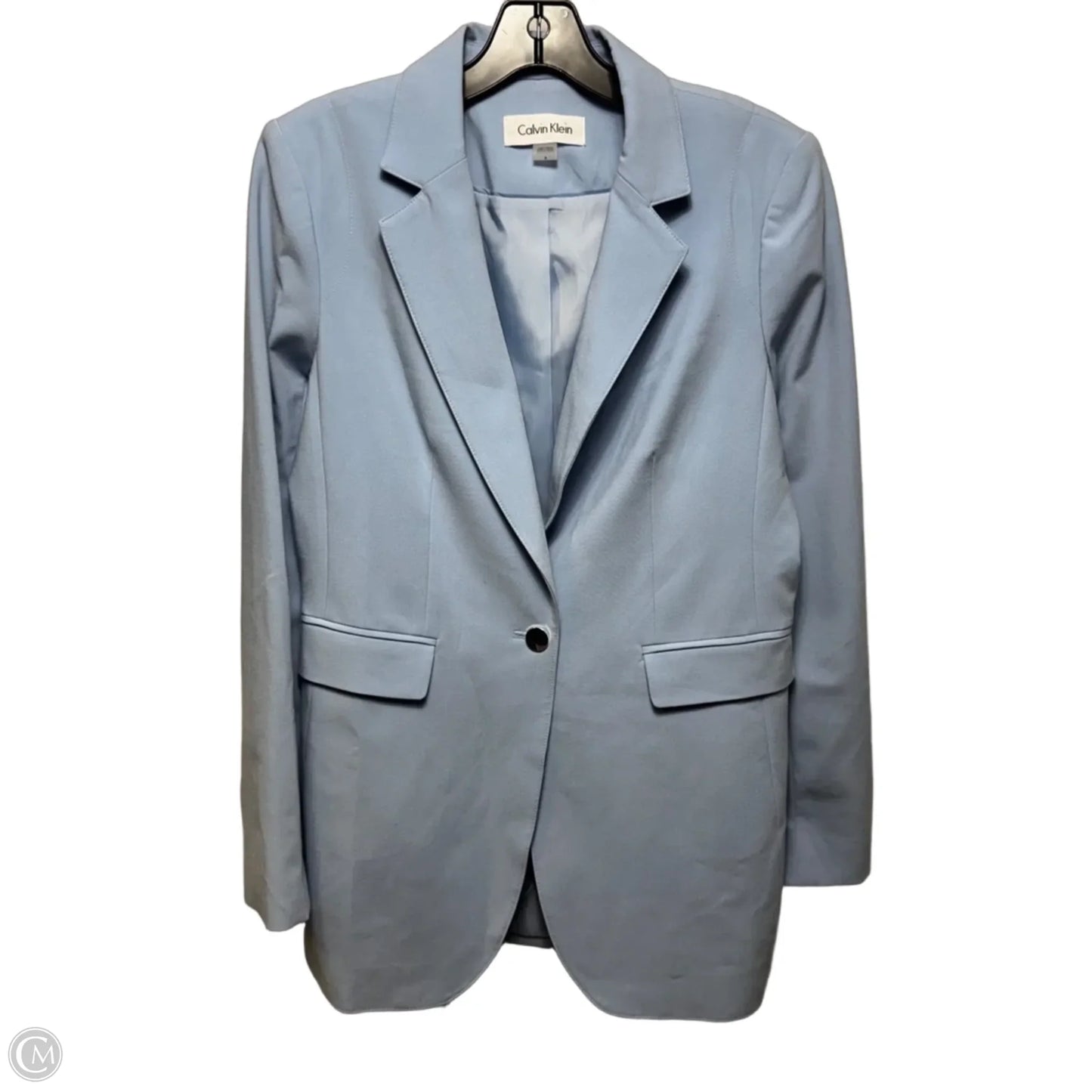 Blazer By Calvin Klein In Blue, Size: 6