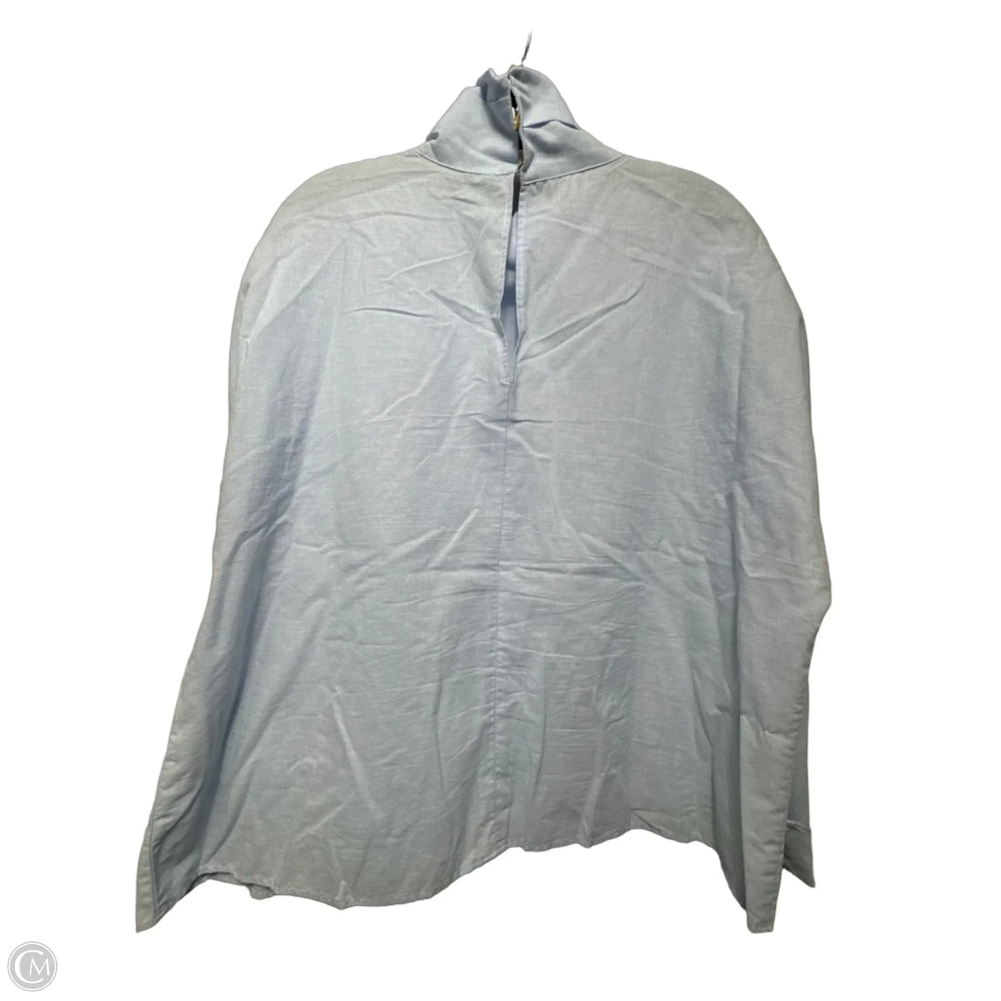 Top Long Sleeve By Zara In Blue, Size: Xl
