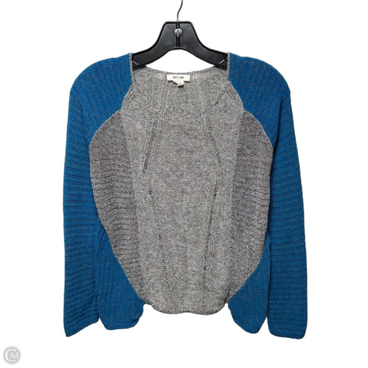 Sweater By Helmut Lang In Blue & Grey, Size: S