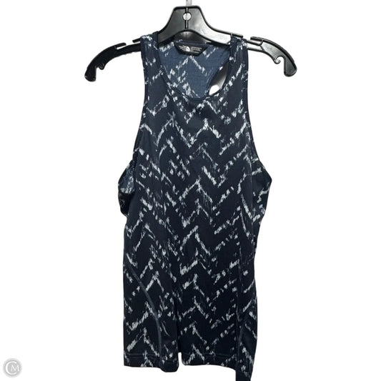 Athletic Tank Top By The North Face In Blue & White, Size: M