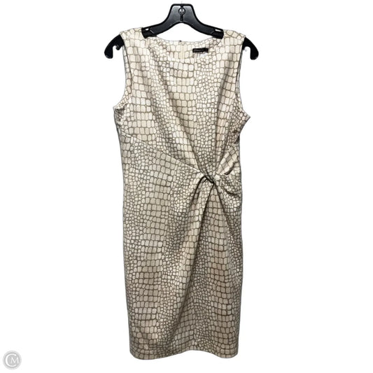 Kamala Faux Suede Front Twist Midi Dress By J Mclaughlin In Crocodilia Print, Size: S