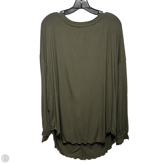 Top Long Sleeve By Free People In Green, Size: L