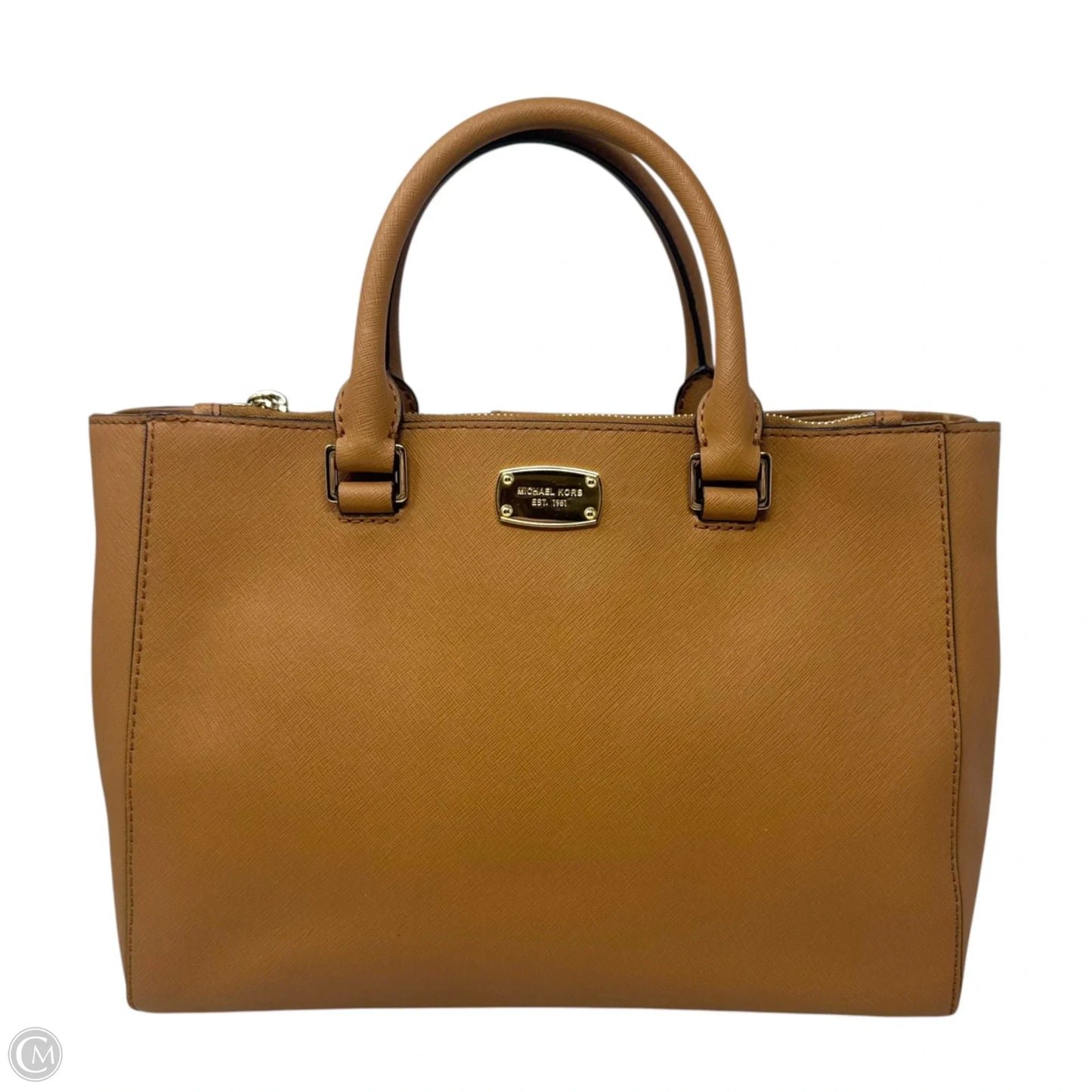AS IS Kellen Handbag Leather By Michael By Michael Kors, Size: Medium