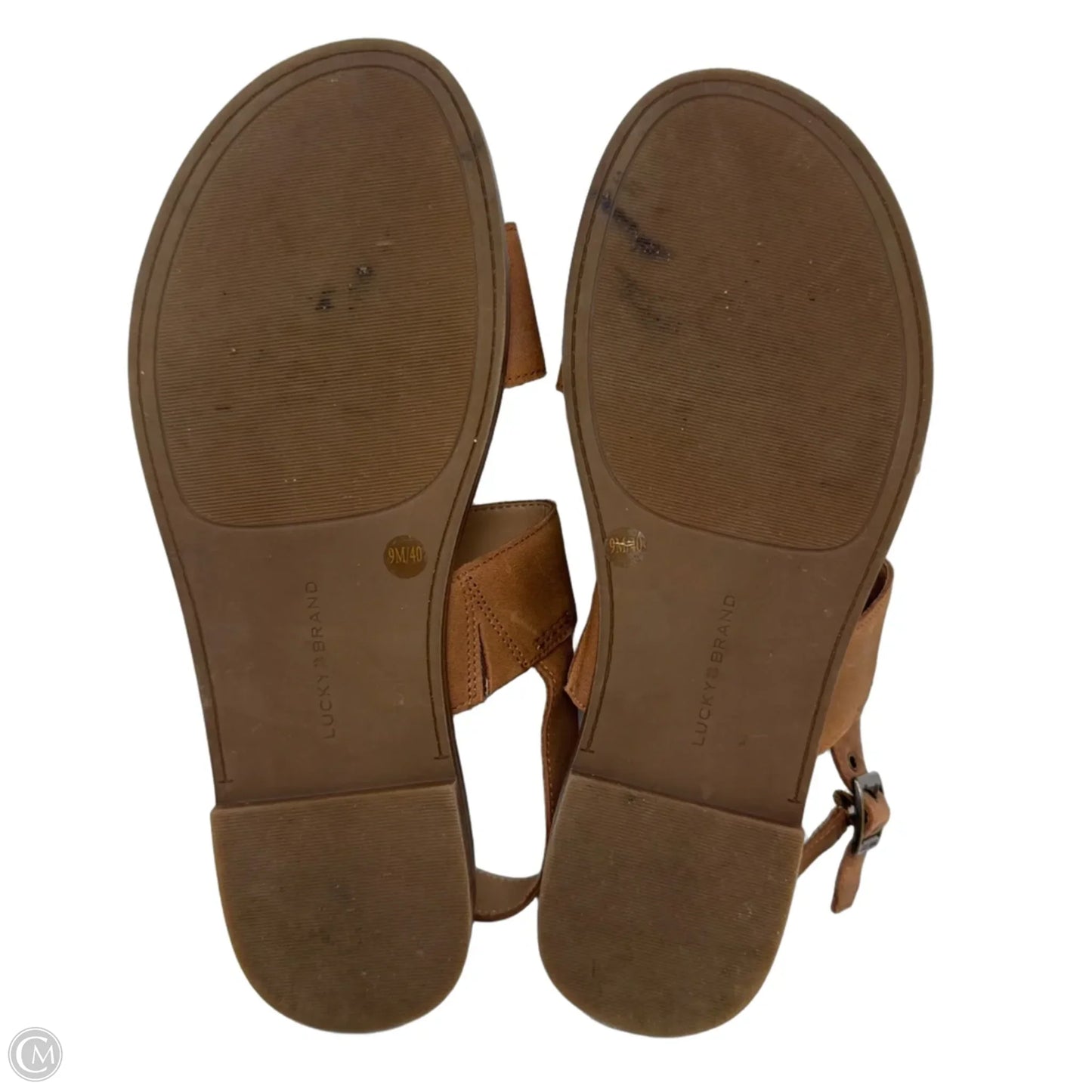 Kaimana Sandals Flats By Lucky Brand In Tan, Size: 9