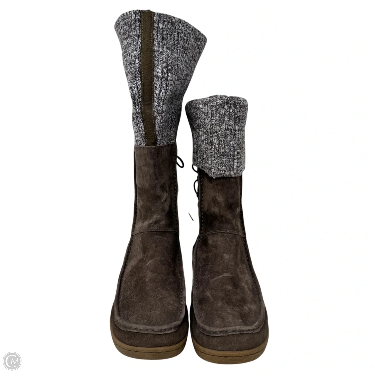Alana Mid Knit Suede Winter Boots By The North Face In Brown, Size: 10