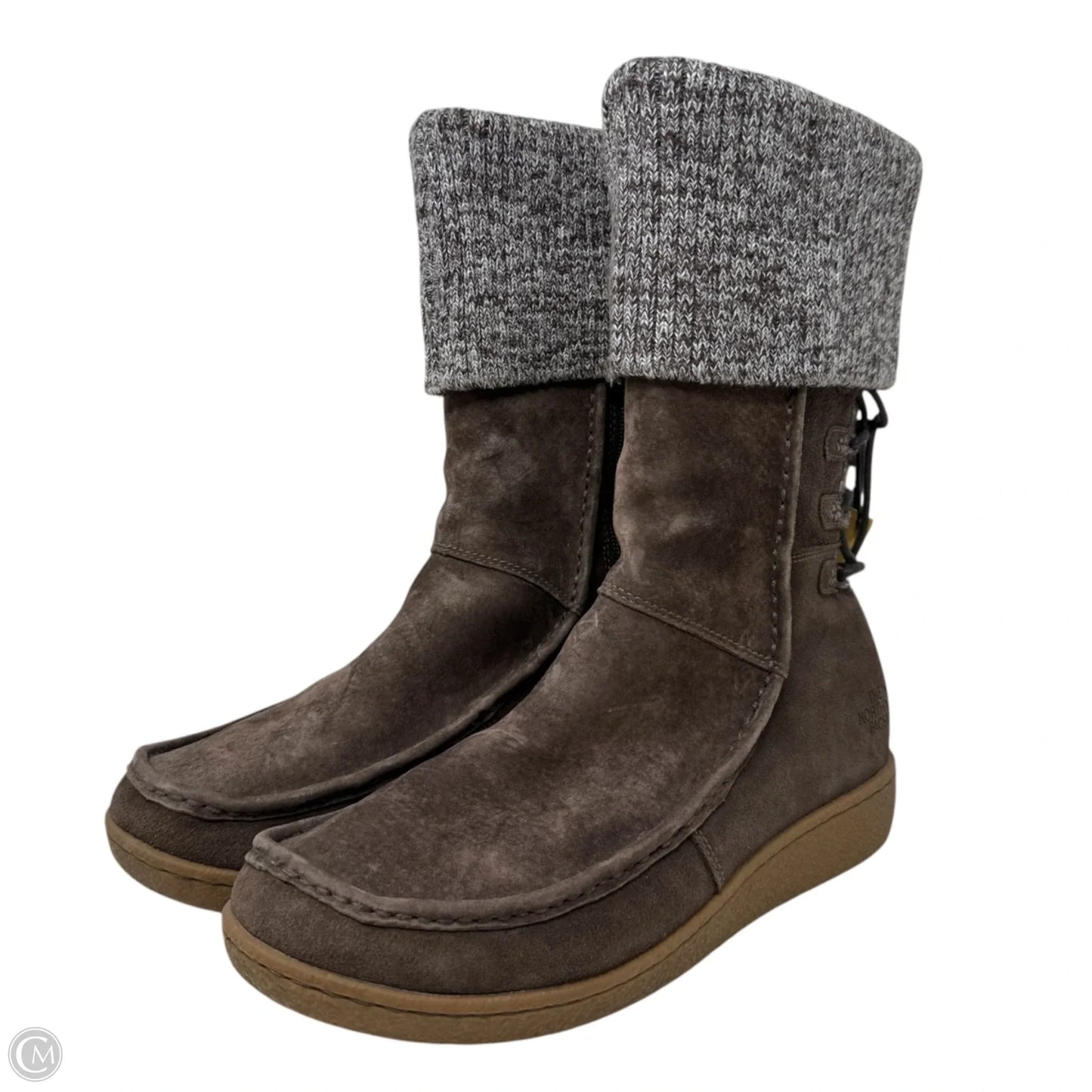 Alana Mid Knit Suede Winter Boots By The North Face In Brown, Size: 10
