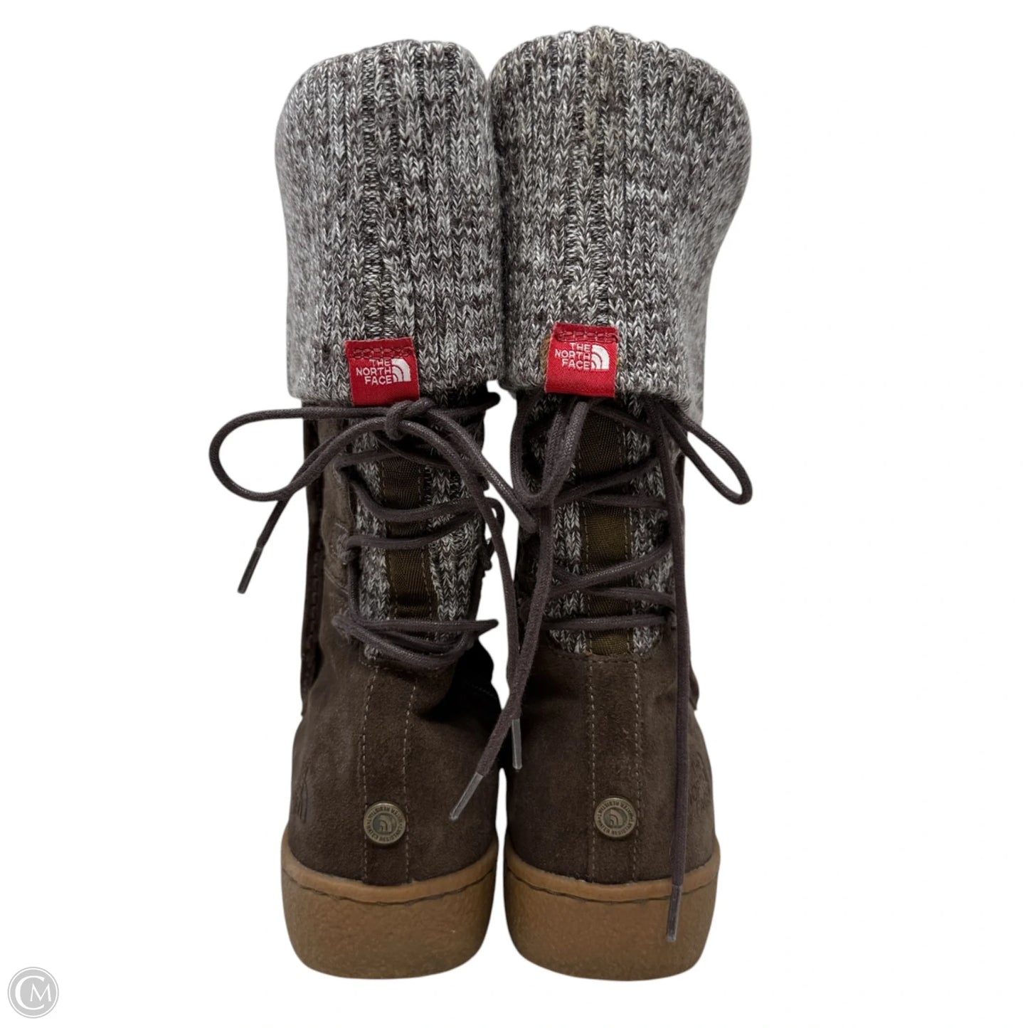 Alana Mid Knit Suede Winter Boots By The North Face In Brown, Size: 10