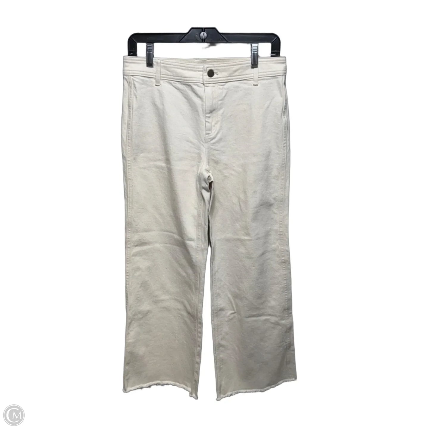 Jeans Wide Leg By Vineyard Vines In Cream Denim, Size: 2/26