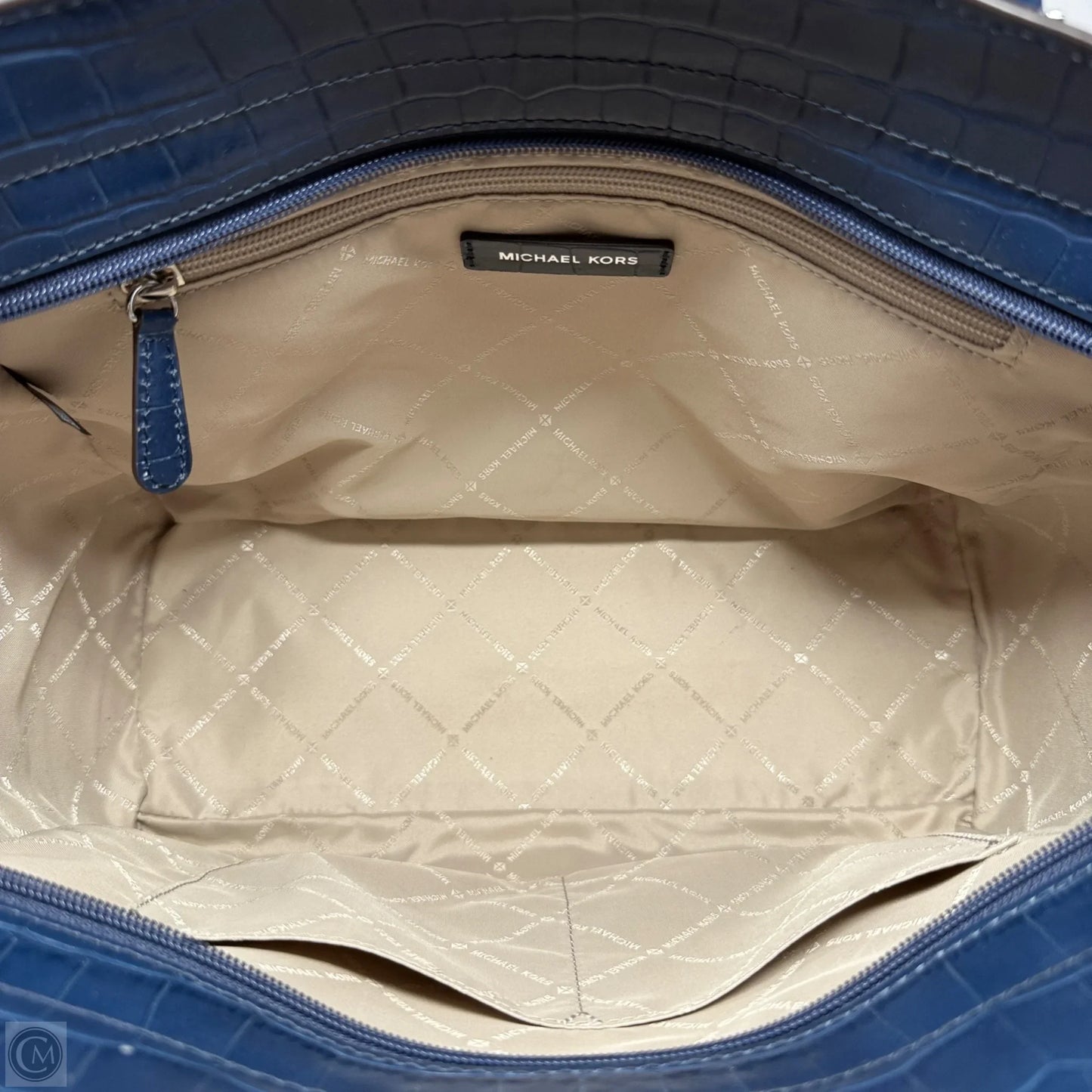 Selma Top Zip Satchel In Croc Embossed Leather By Michael By Michael Kors, Size: Medium