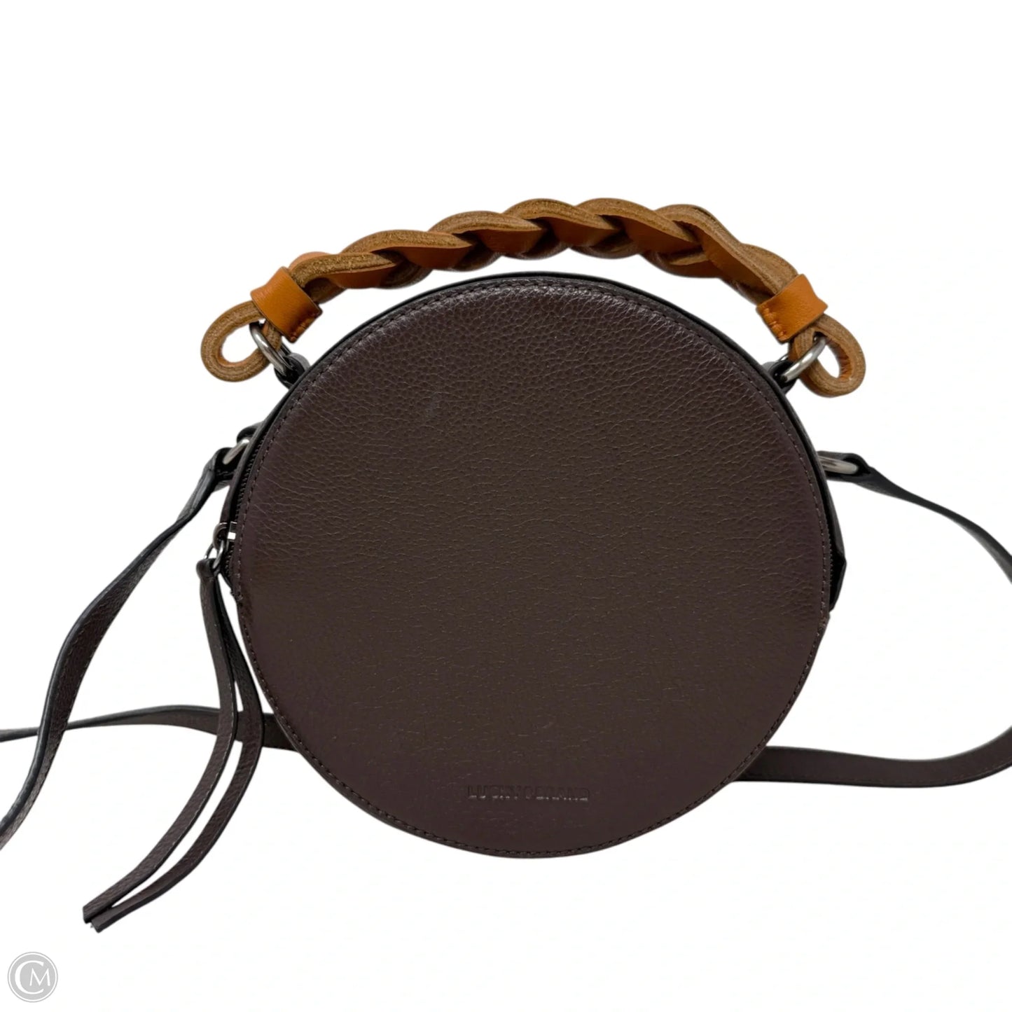 Phei Circle Leather Crossbody Bag By Lucky Brand, Size: Small