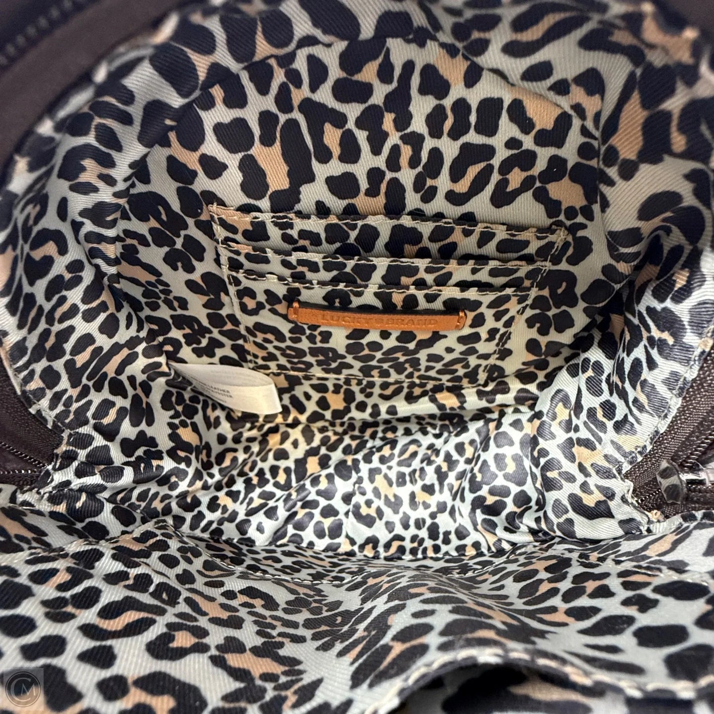 Phei Circle Leather Crossbody Bag By Lucky Brand, Size: Small