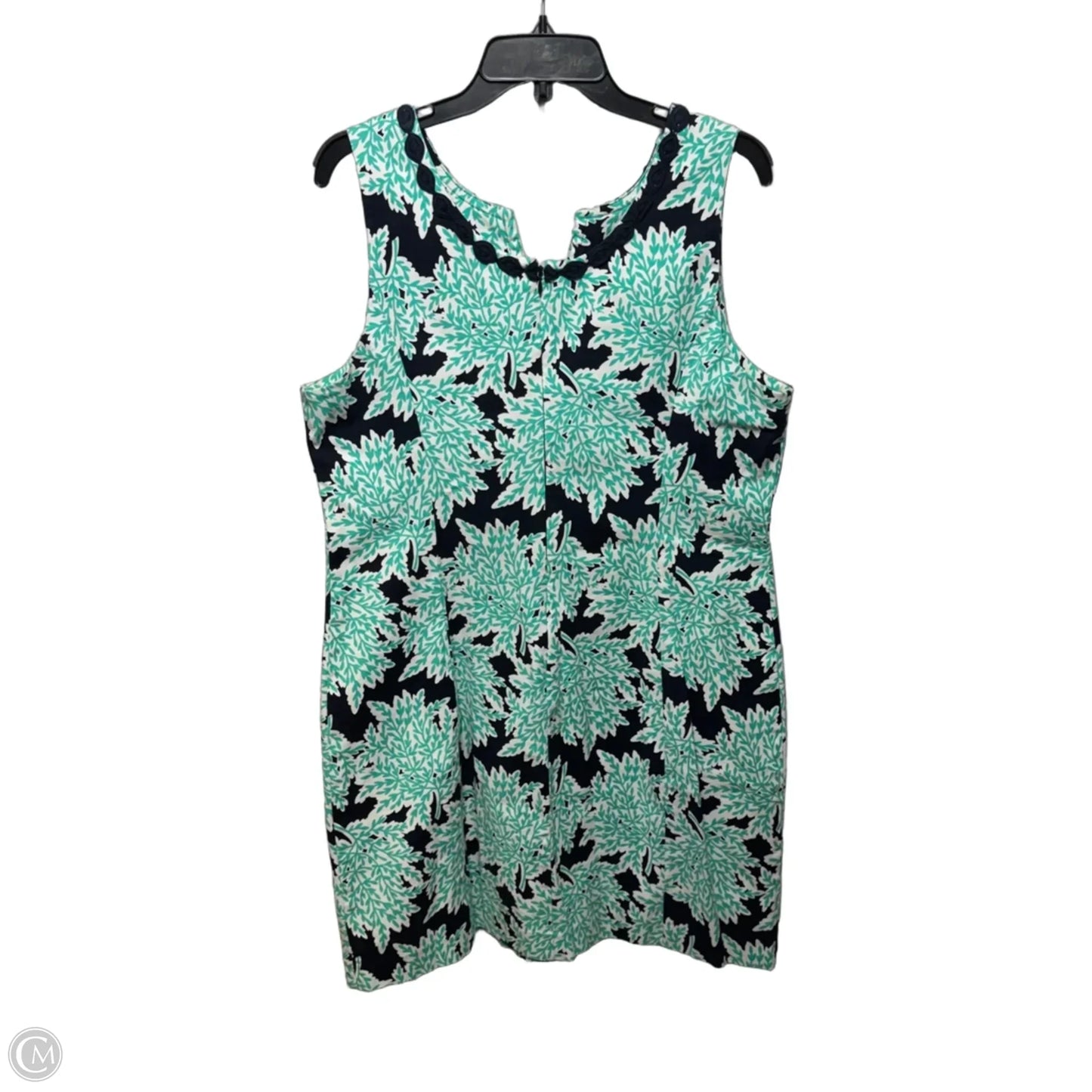 Dress Casual Short By Crown And Ivy In Blue & Green, Size: 16