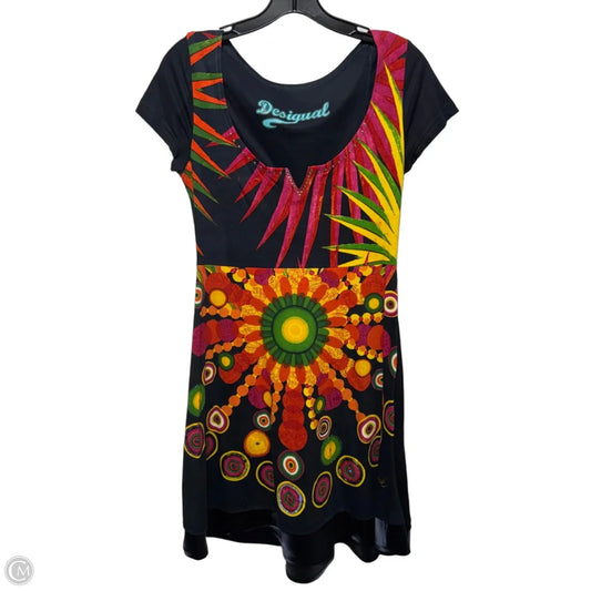 Dress Casual Short By Desigual In Multi-colored, Size: M