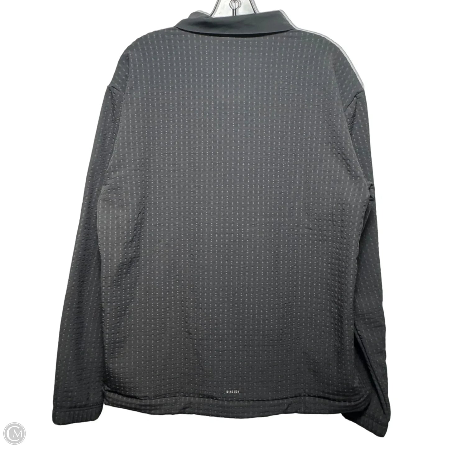 Athletic Jacket By Adidas In Black, Size: M