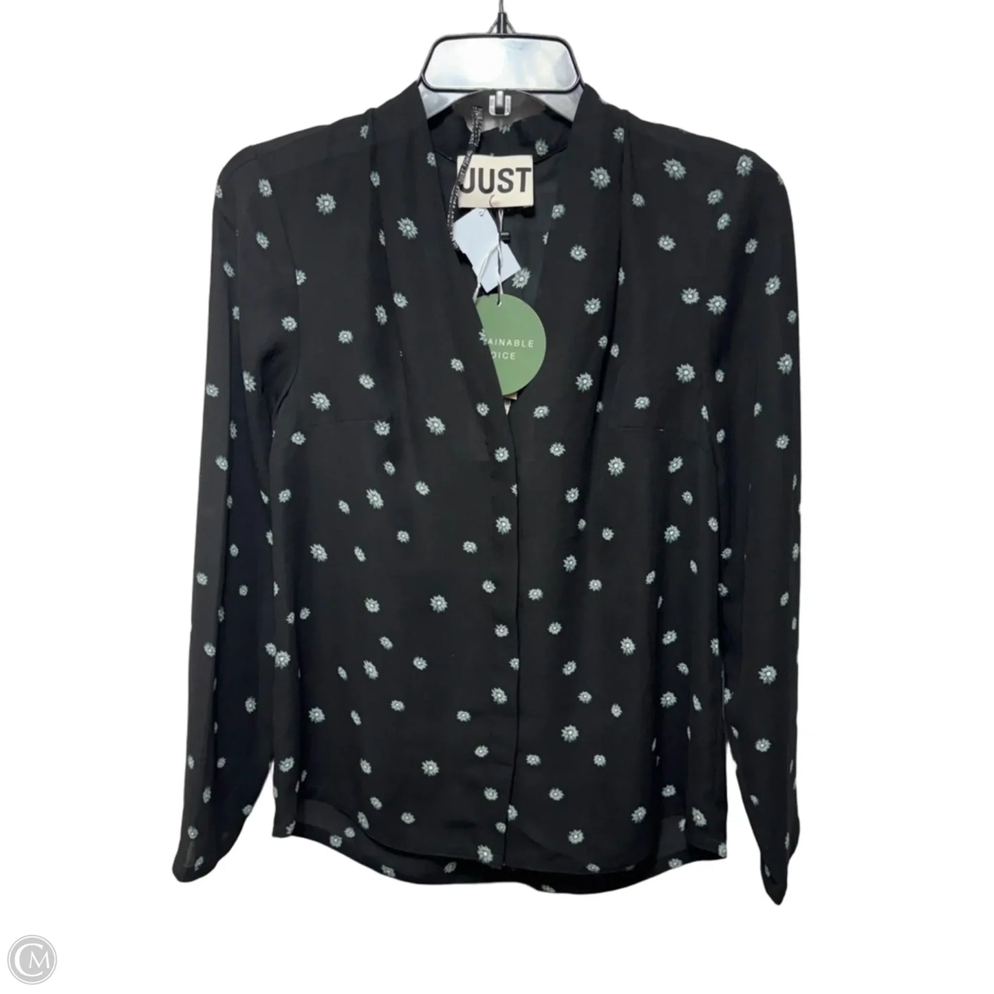 Jessie Shirt Top Long Sleeve By Just In Blue Daisy, Size: Xs