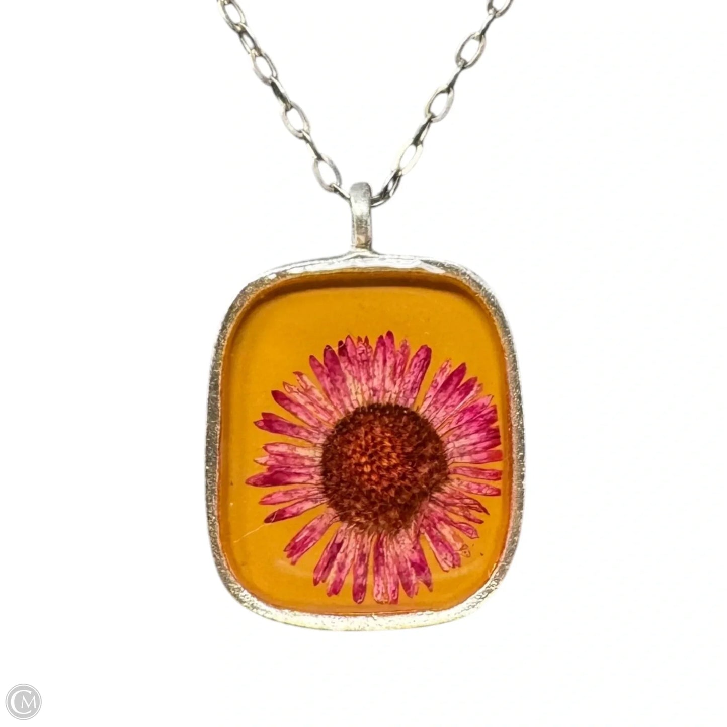 Pressed Flower Necklace By Shari Dixon