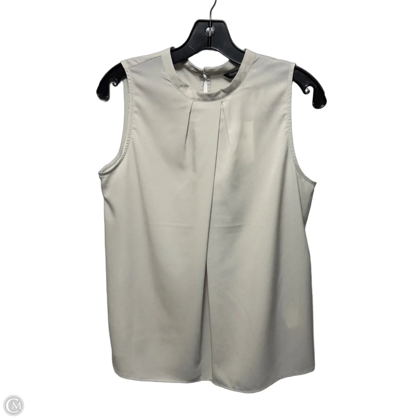 Top Sleeveless By Banana Republic In Grey, Size: S