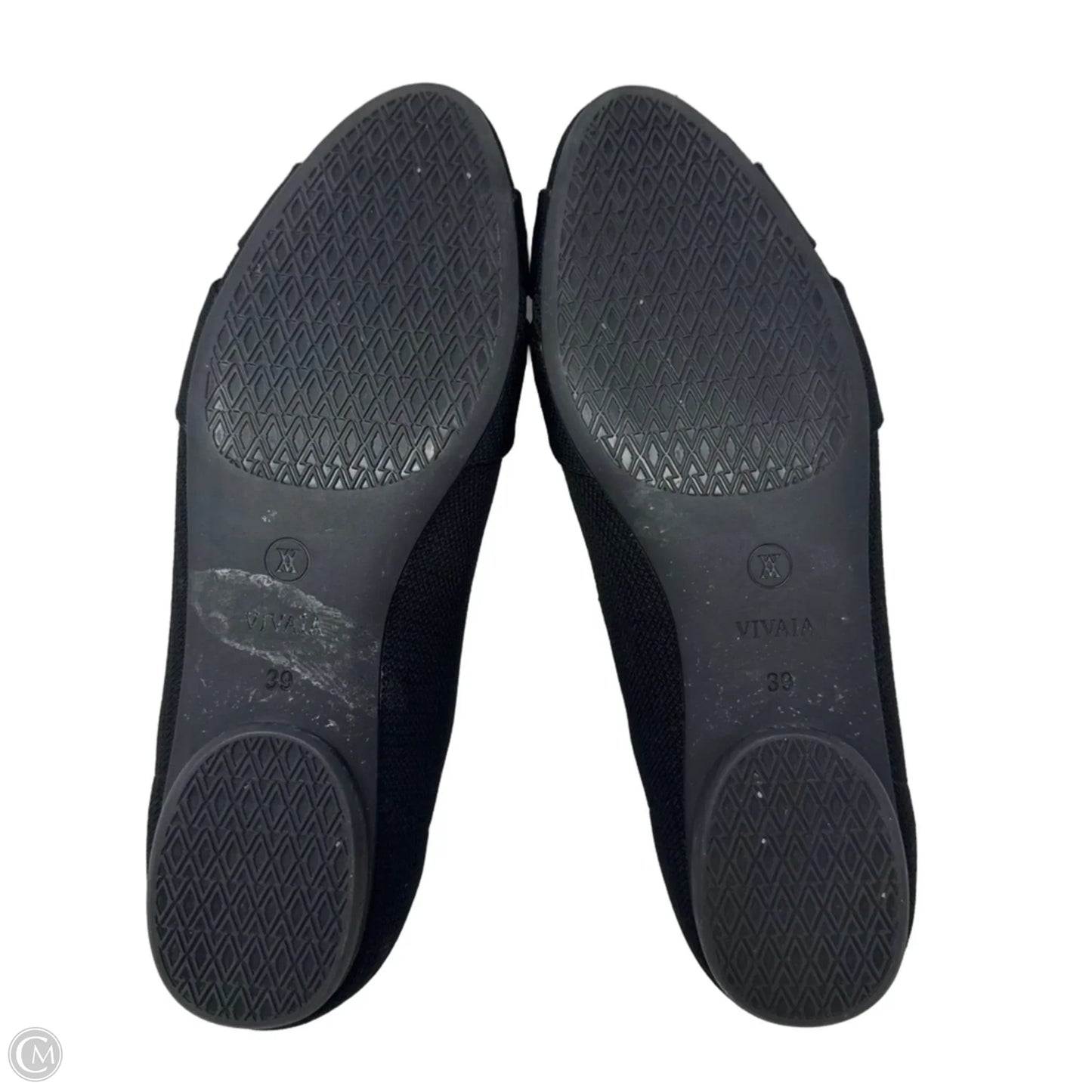 Knotted Flats By Vivaia In Black, Size: 9 (39)