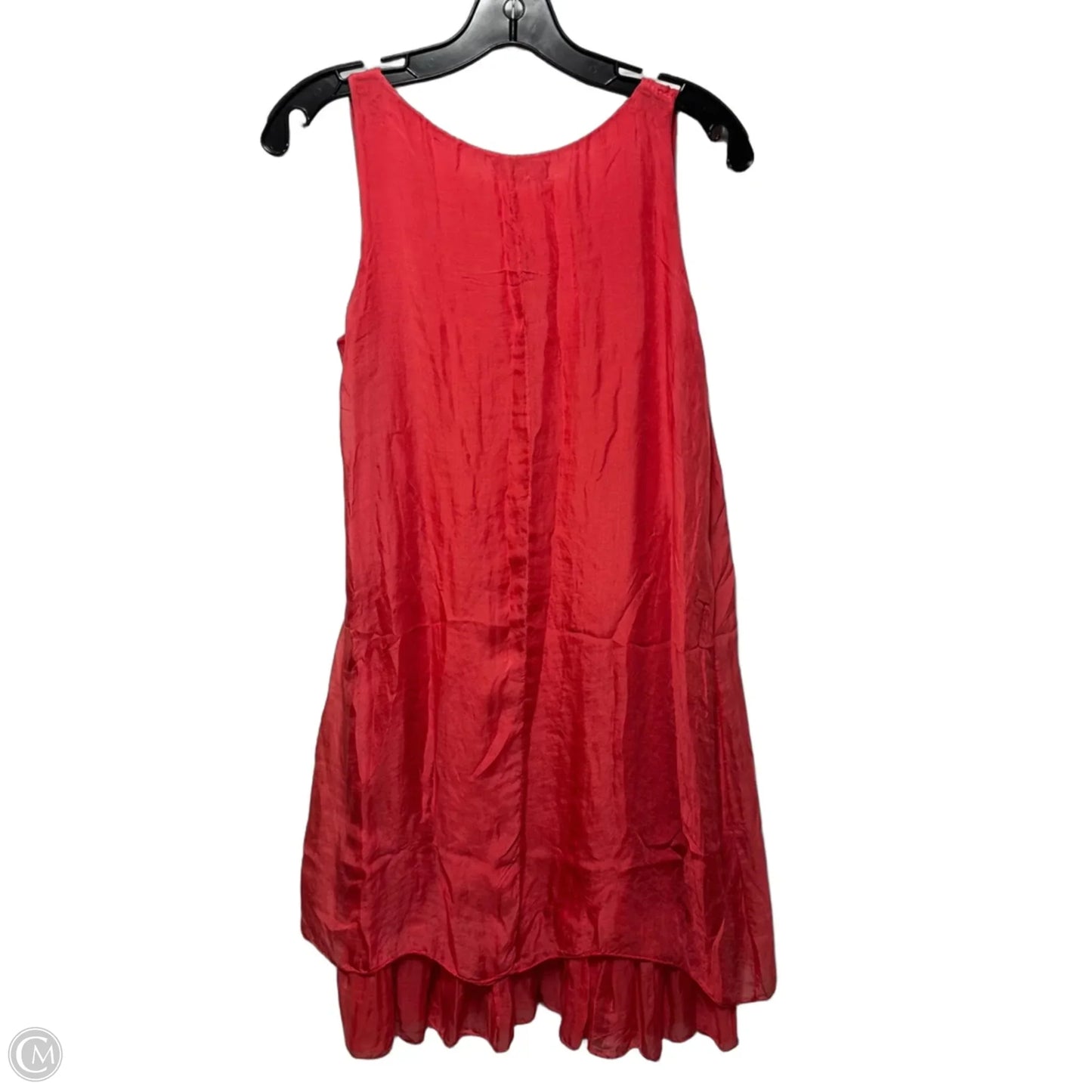 Silk Dress Casual Short By H Trend In Pink, Size: Xs