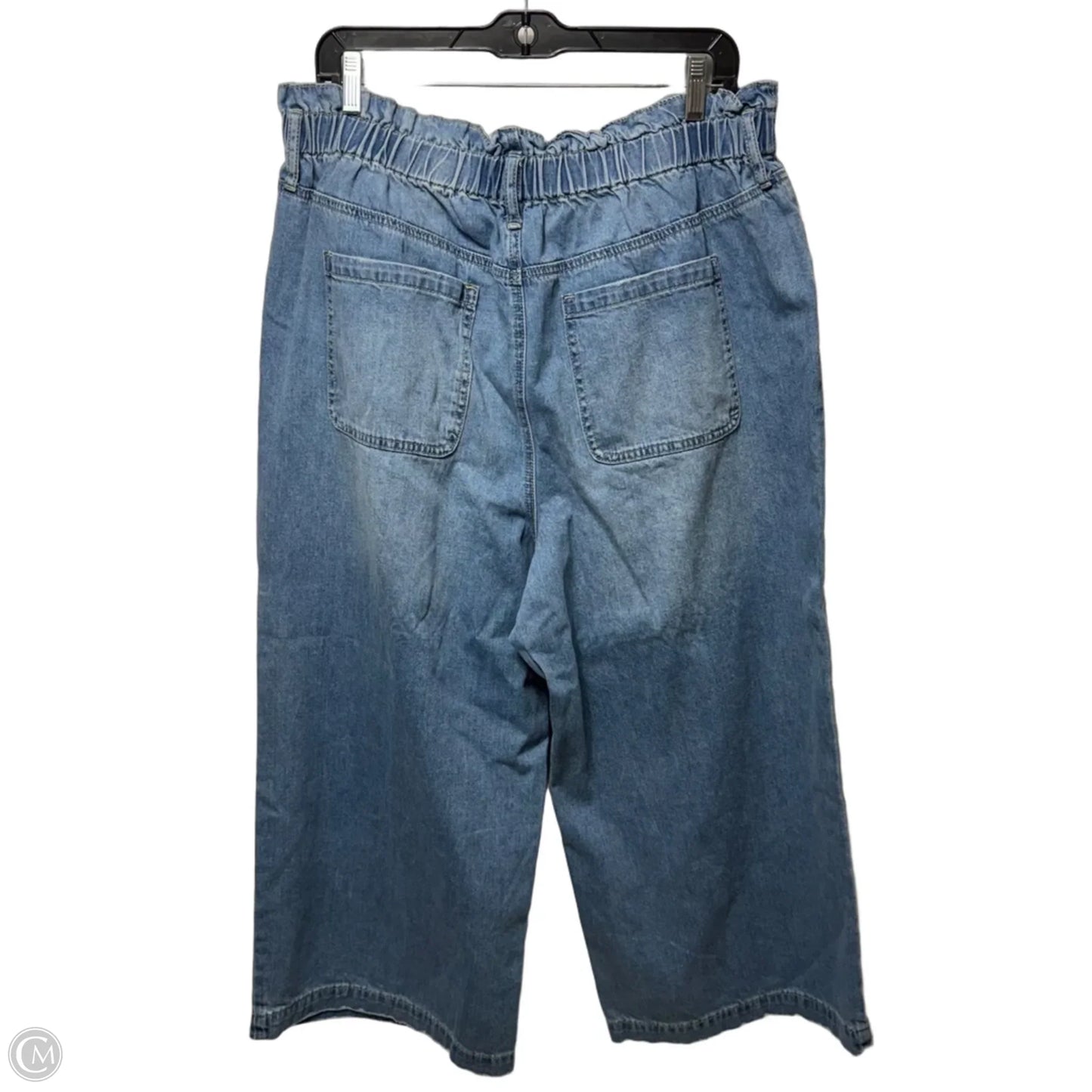 Jeans Wide Leg By Wonderly In Blue Denim, Size: 16