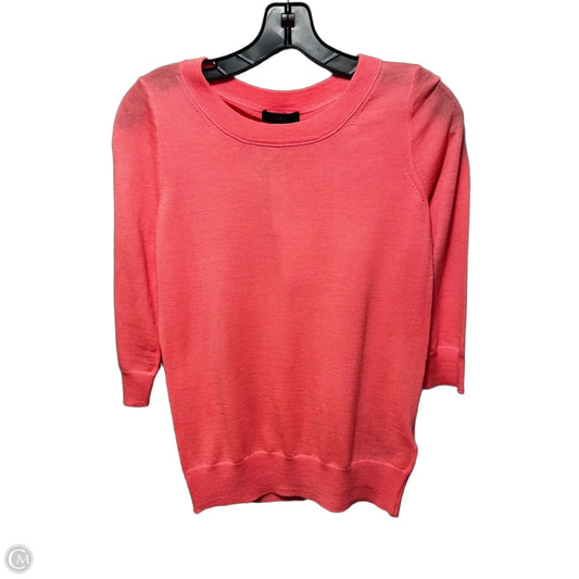 Merino Wool Sweater By J. Crew In Coral, Size: XXS
