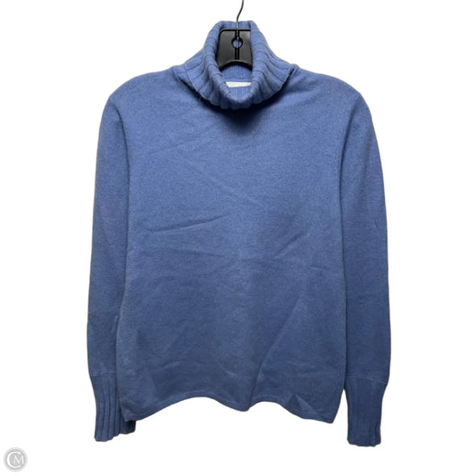 Sweater 2ply Cashmere By Geneva In Blue, Size: M