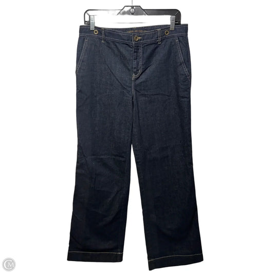 Jeans Wide Leg By Lauren Jeans Co In Blue Denim, Size: 6