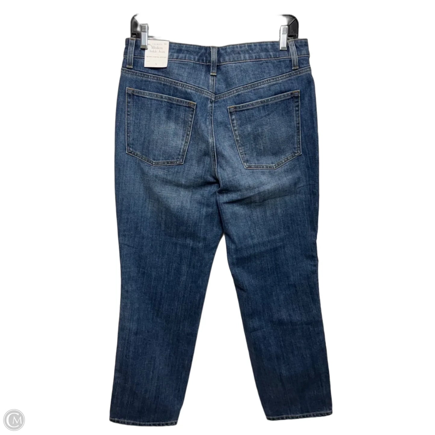 Modern Ankle Jeans Boyfriend By Talbots In Blue Denim, Size: 8