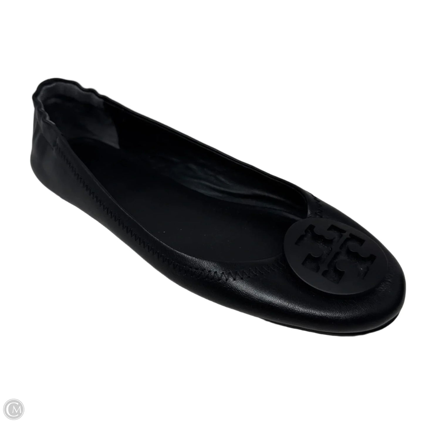 Minnie Travel Flat Shoes Designer By Tory Burch In Black, Size: 7
