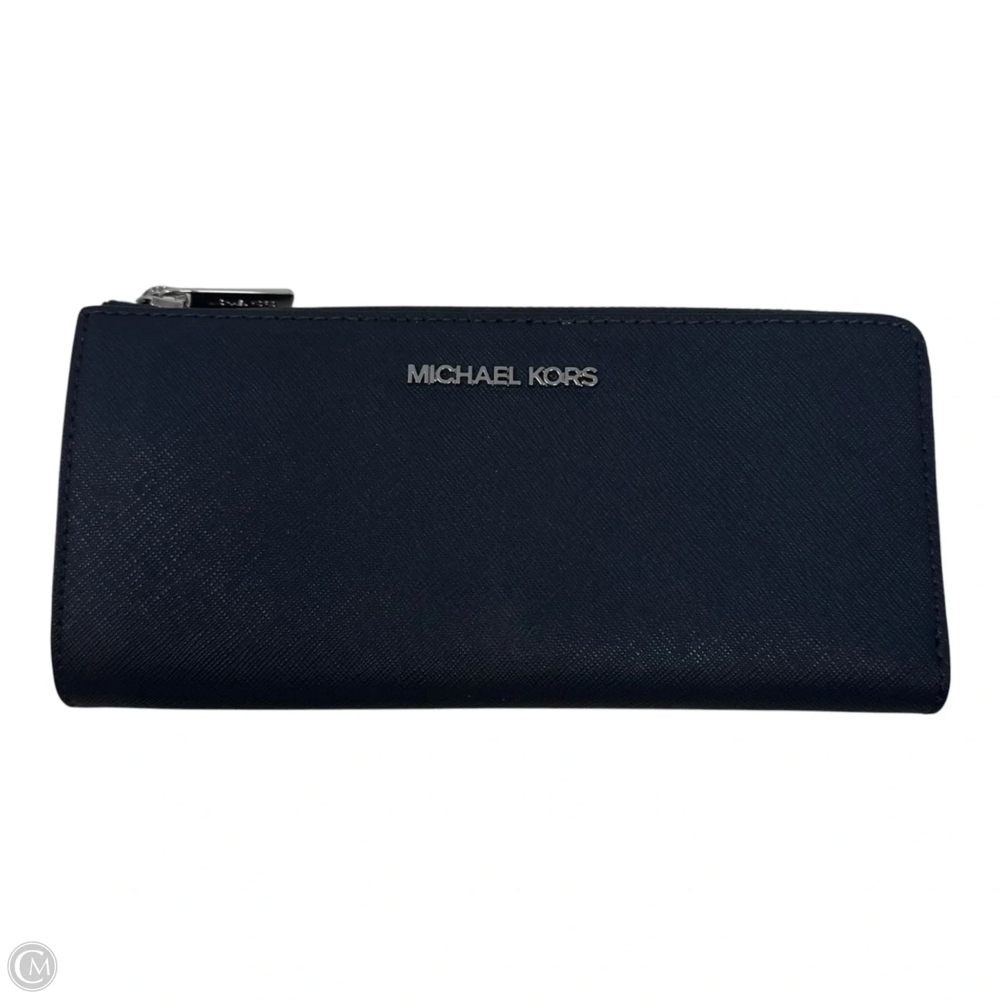 Saffiano Quarter Zip Wallet Leather By Michael By Michael Kors, Size: Large