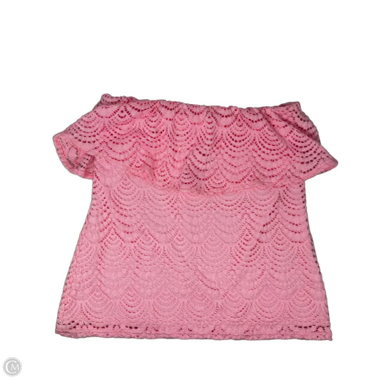 Top Sleeveless Designer By Lilly Pulitzer In Pink, Size: Xs