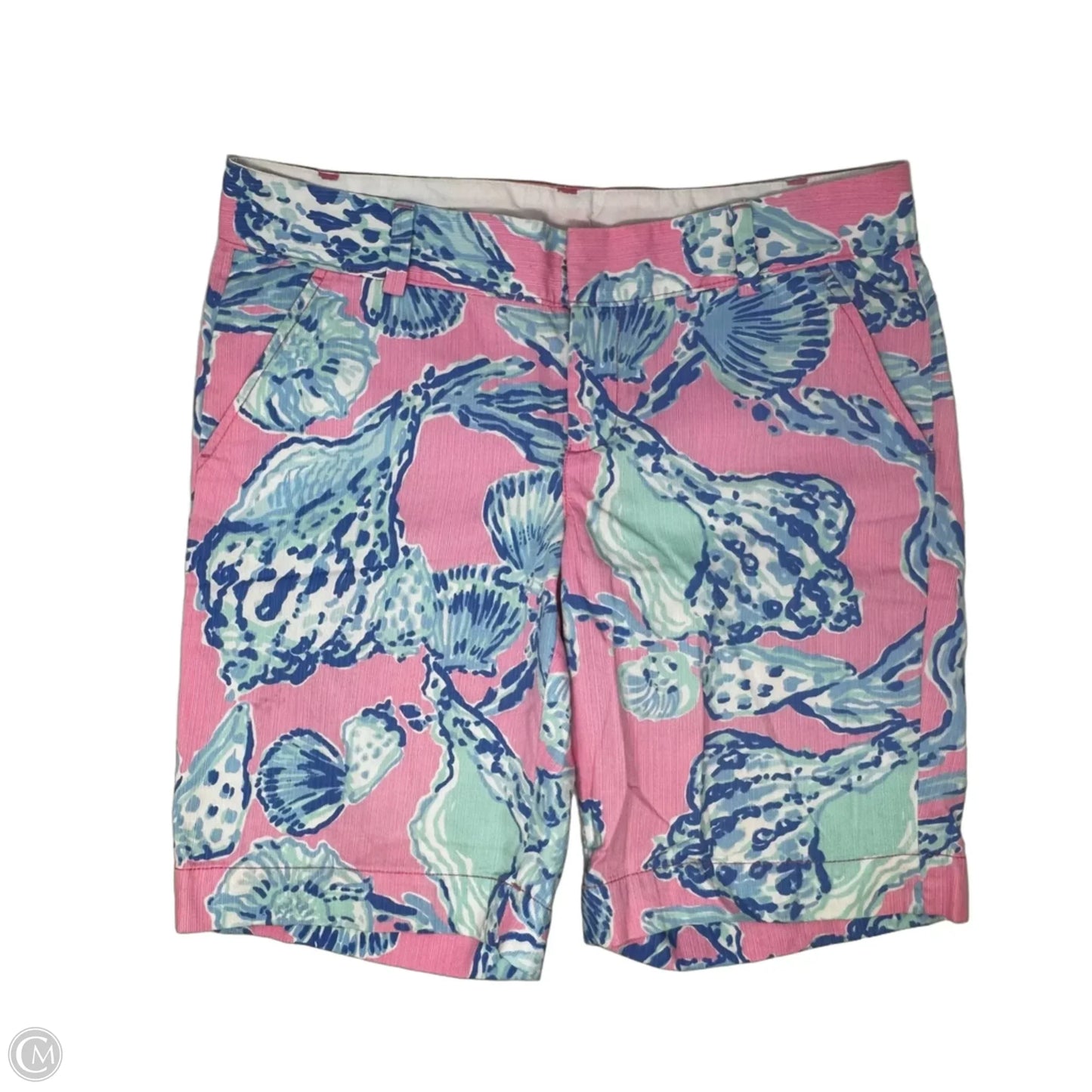 The Chipper Shorts Designer By Lilly Pulitzer In Blue & Pink, Size: 10