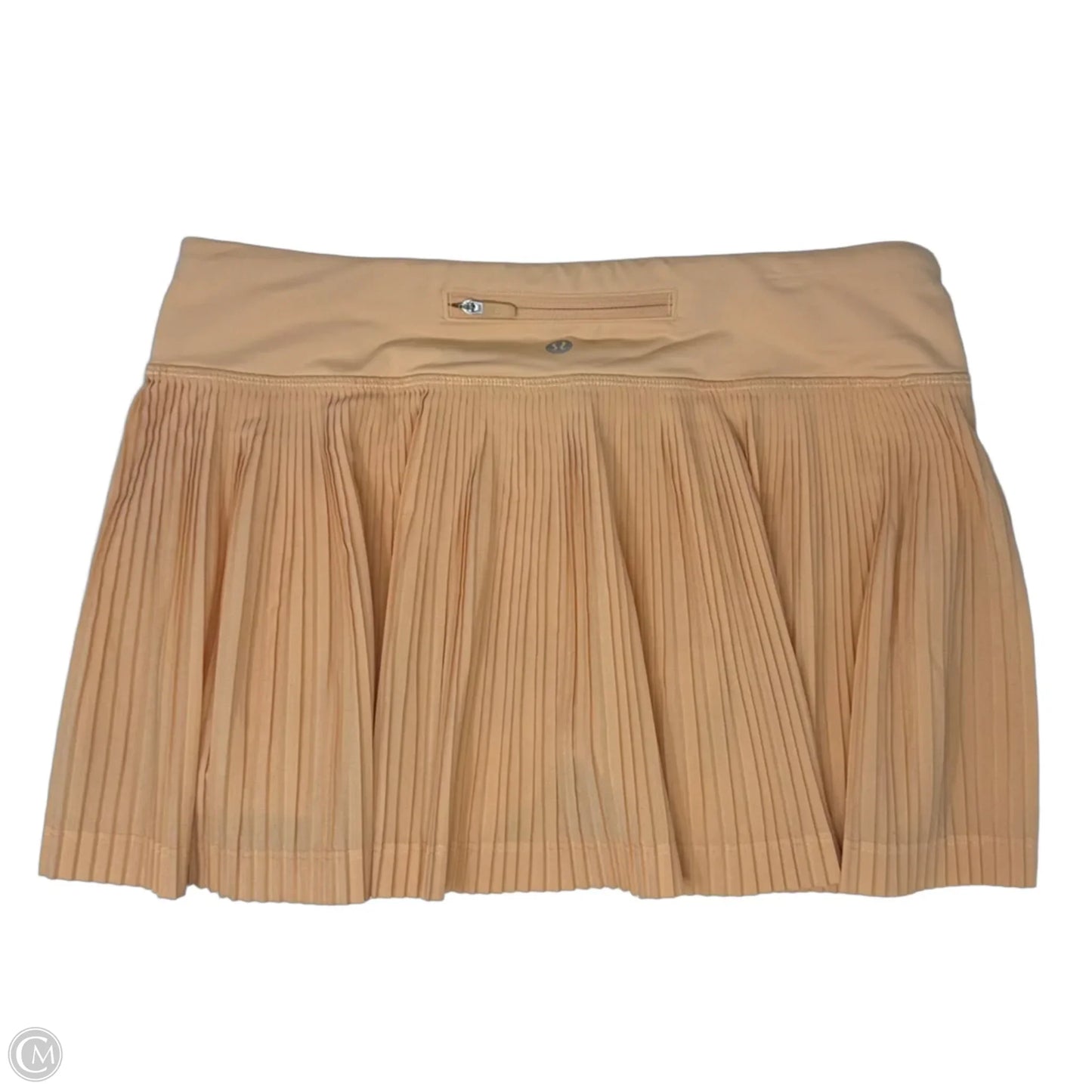 Athletic Skort By Lululemon In Orange, Size: 6