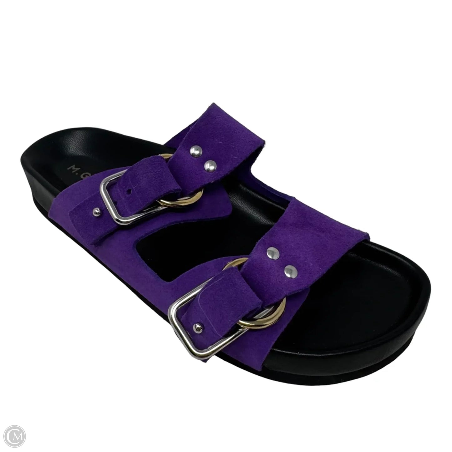 The Isa Sandals Flats By M Gemi In Purple, Size: 7.5 (37.5)