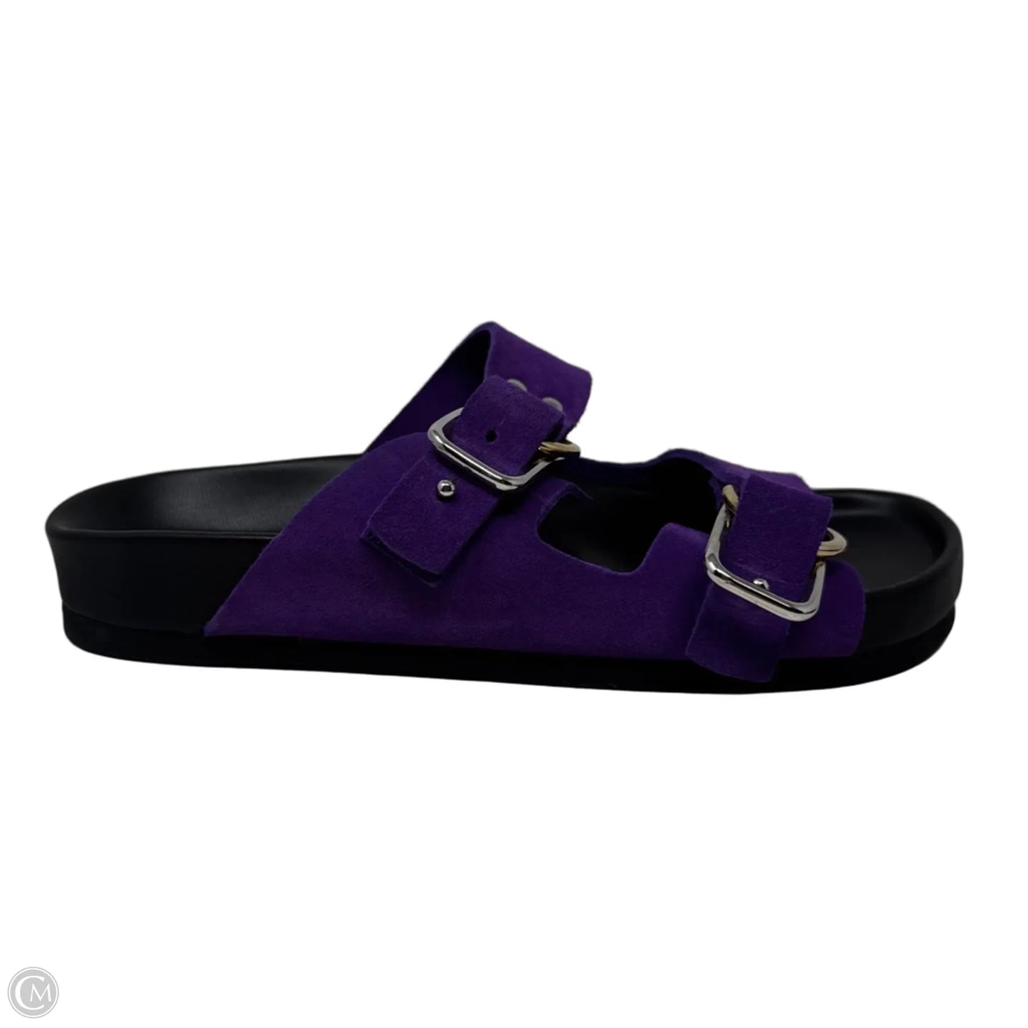 The Isa Sandals Flats By M Gemi In Purple, Size: 7.5 (37.5)