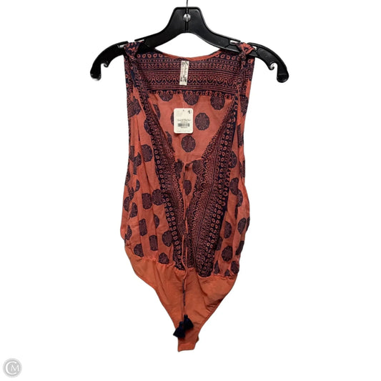 Soul Of The Sun Bodysuit By Free People In Blue & Orange, Size: S