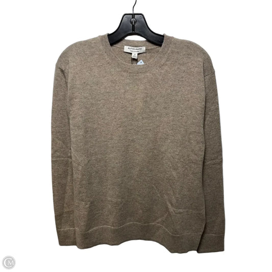 Sweater Cashmere By Autograph In Taupe, Size: 12