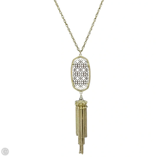 Rayne Filigree Tassel Necklace By Kendra Scott